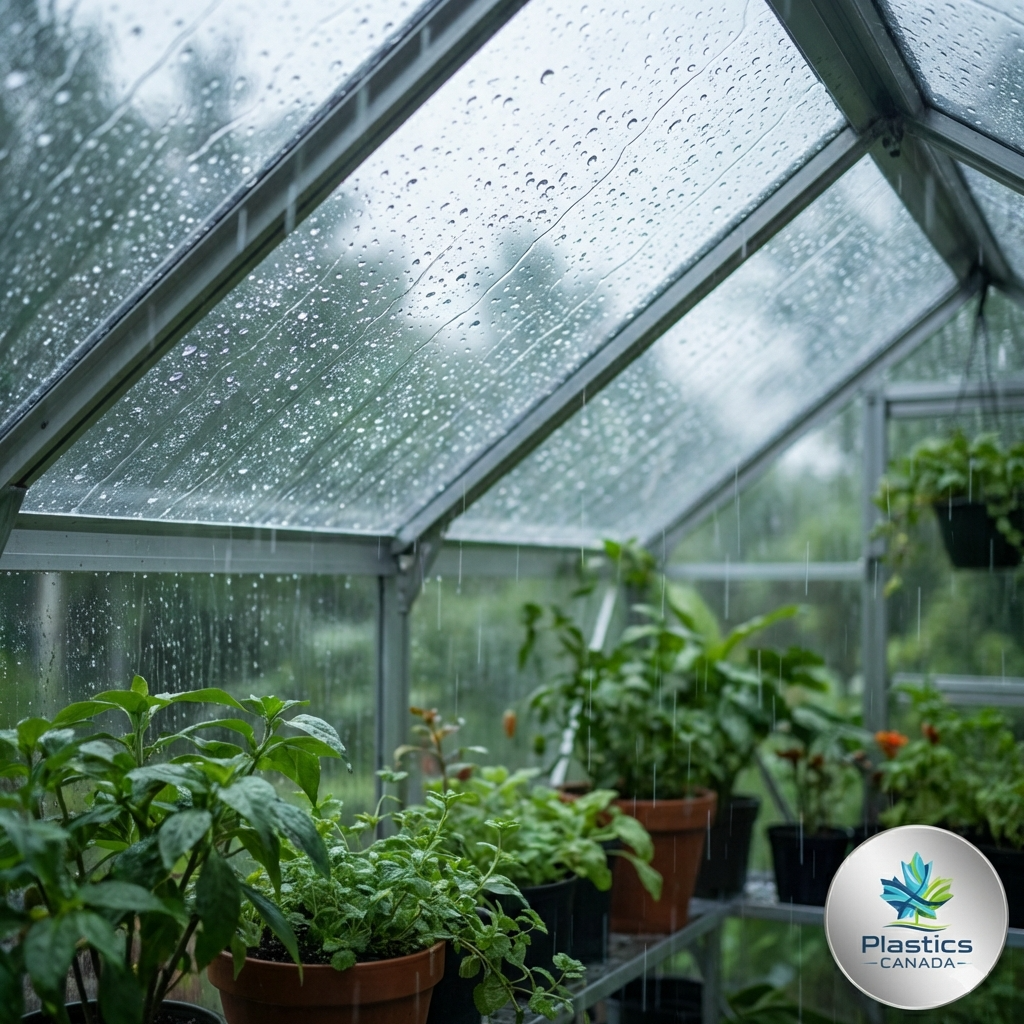 UV-protected polycarbonate greenhouse panels